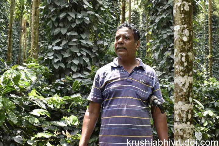 Amanulla Khan in his farm 